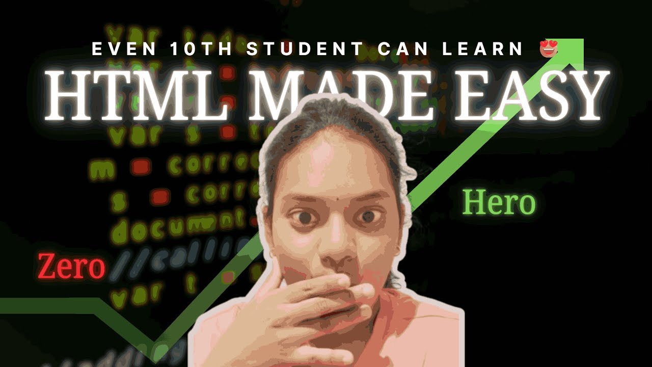 Learn HTML Step by Step | From Zero to Hero 🔥
