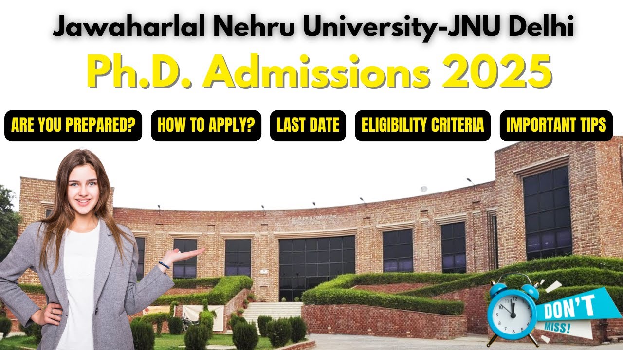 JNU Ph.D. Admission 2025 ✅ Full Details | Step-by-Step Application, NET/JRF/GATE Required or Not