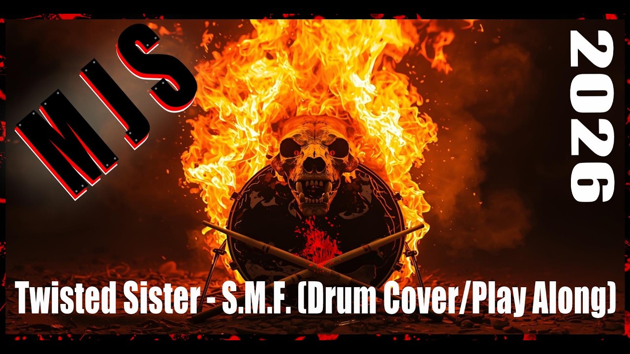 Twisted Sister - S.M.F. (DrumCover/PlayAlong)