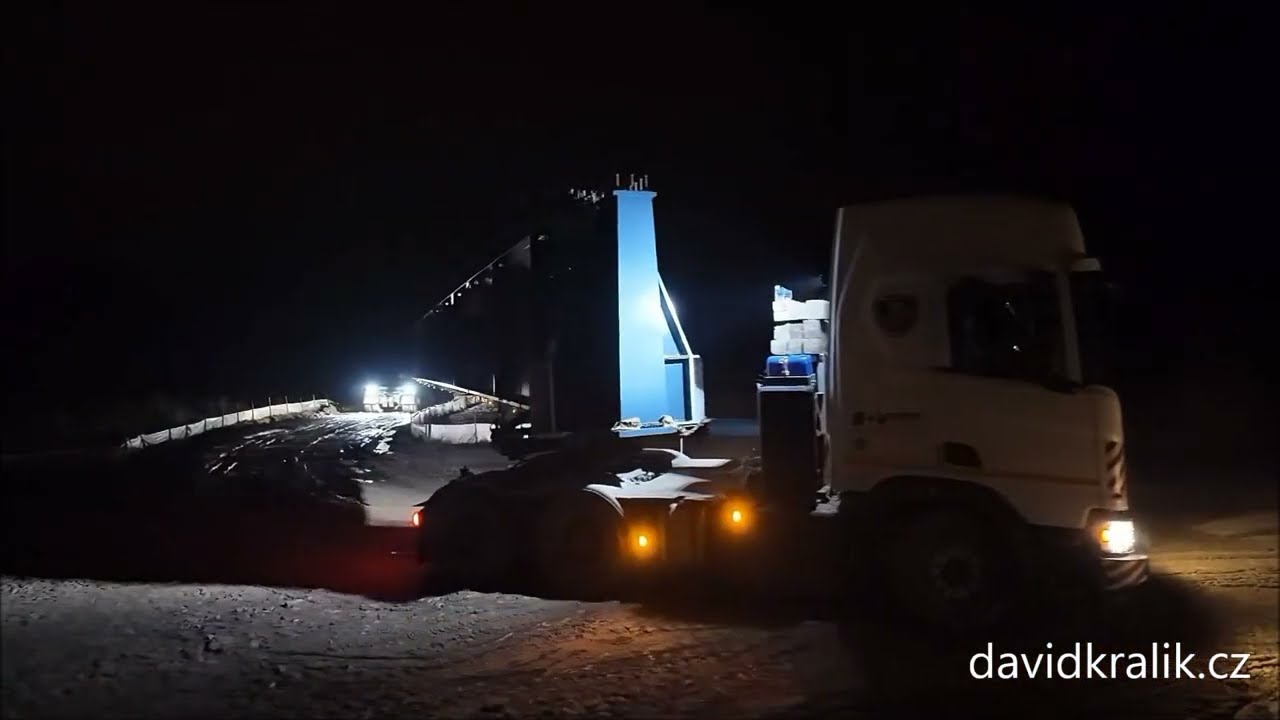Heavy transport / Schwertransport / Nadměrný náklad - Přeprava nosníků