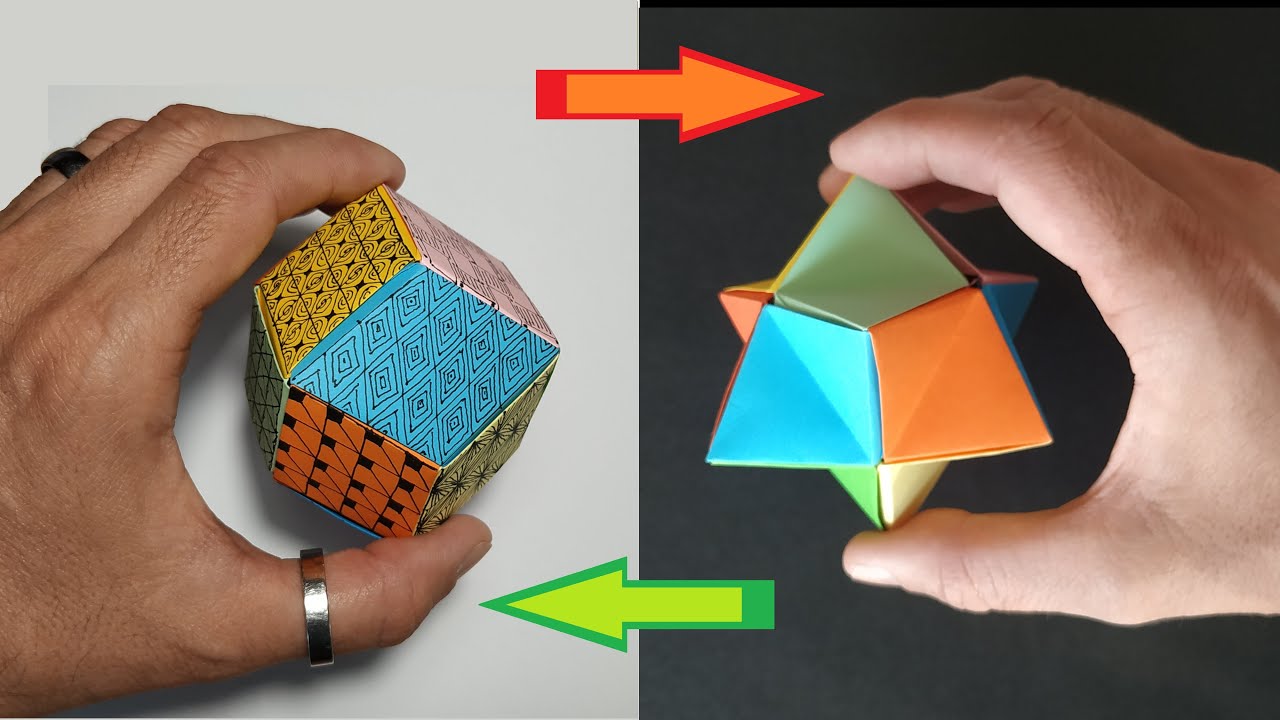 ✅ Very easy ORIGAMI MODULAR / step by step  origami tutorial / origami modular fácil de hacer