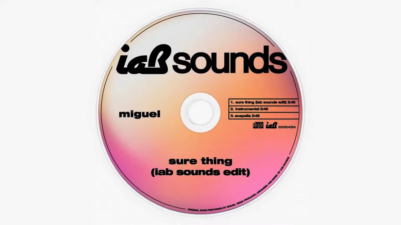 Sure Thing (iab sounds&reg; edit) - Miguel