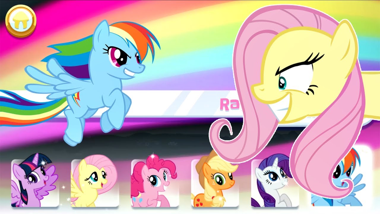 QUAL PÔNEI CORRE MAIS em MLP CORRIDA ARCO-ÍRIS ‹ Luli Rarity ›