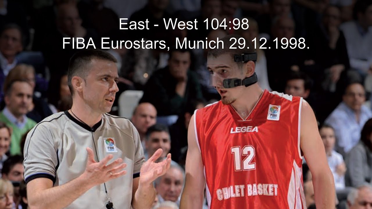 East - West 104:98, FIBA Eurostars, Munich 29.12.1998.
