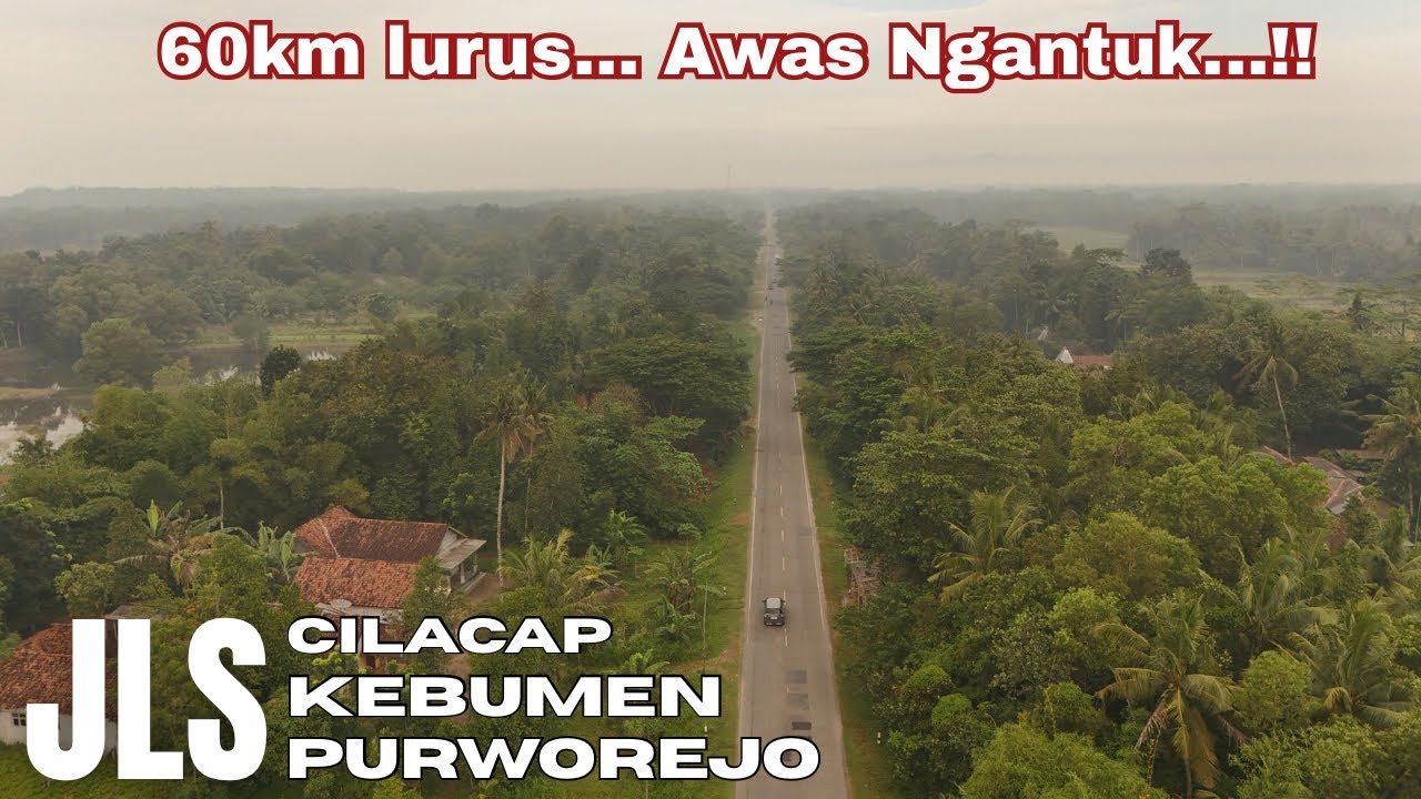 LURUS & SEPI...‼️ Berasa kaya lewat jalan tol gratis di JLS Kebumen, Purworejo