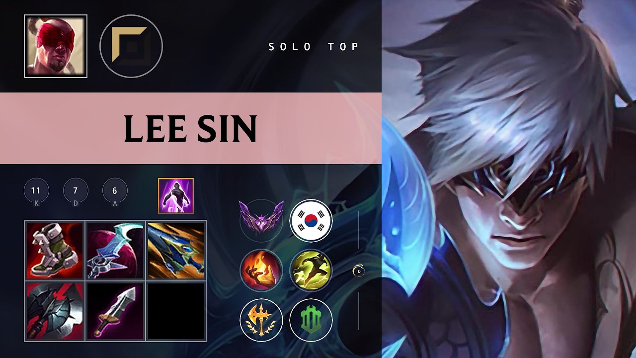 Lee Sin Top vs Jax - KR Master Patch 26.08