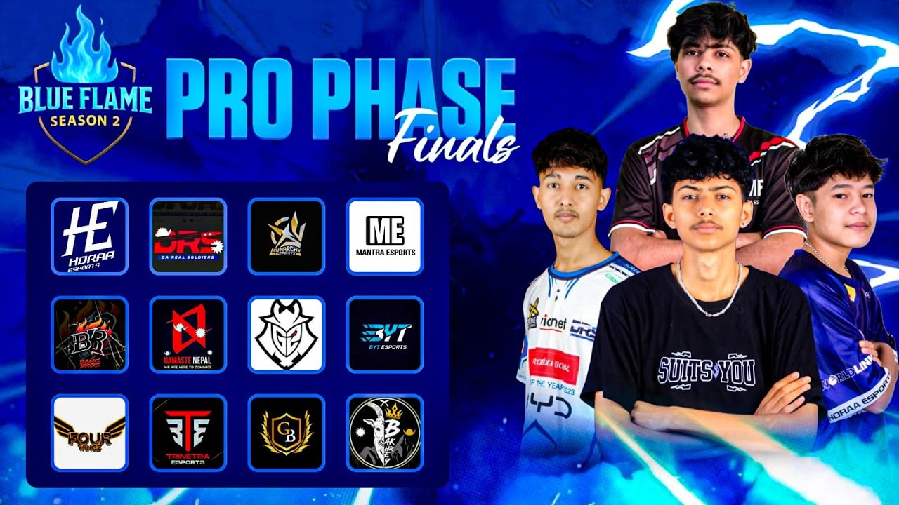 BLUE FLAME SEASON-2 | PRO PHASE FINALS | FT- DRS, HORAA, ME, GB, , MNE