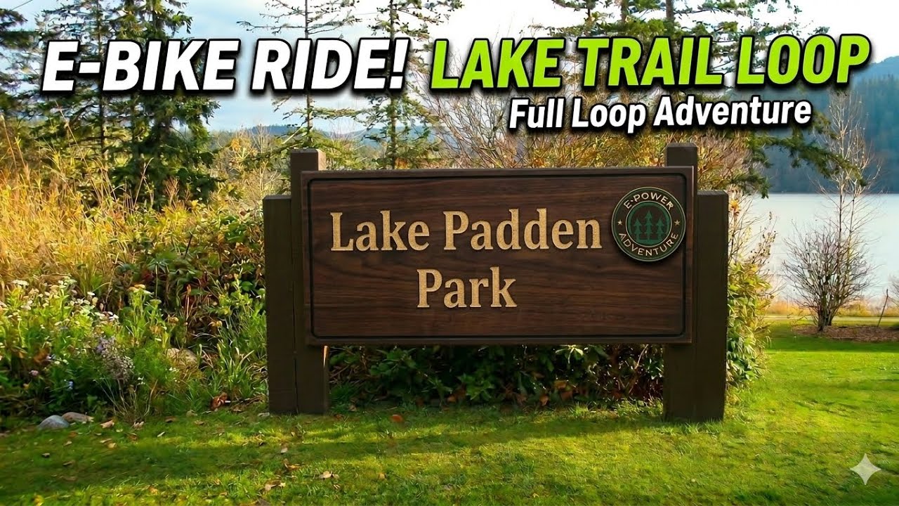 Lake Padden - Bellingham, Washington - Ebike Ride POV