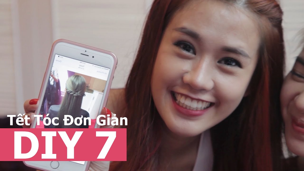 DIY 7 | Tết Tóc Đơn Giản | Lady9 | Hairstyle Tips