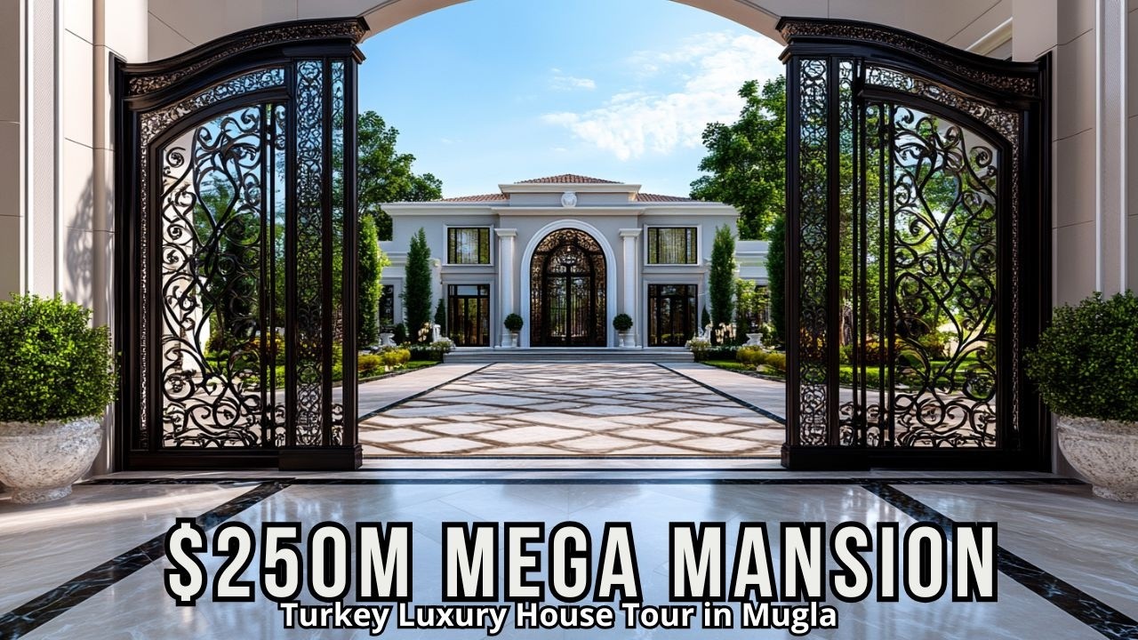 Inside a $250M Mega Mansion in Turkey  Luxury House Tour in Mugla