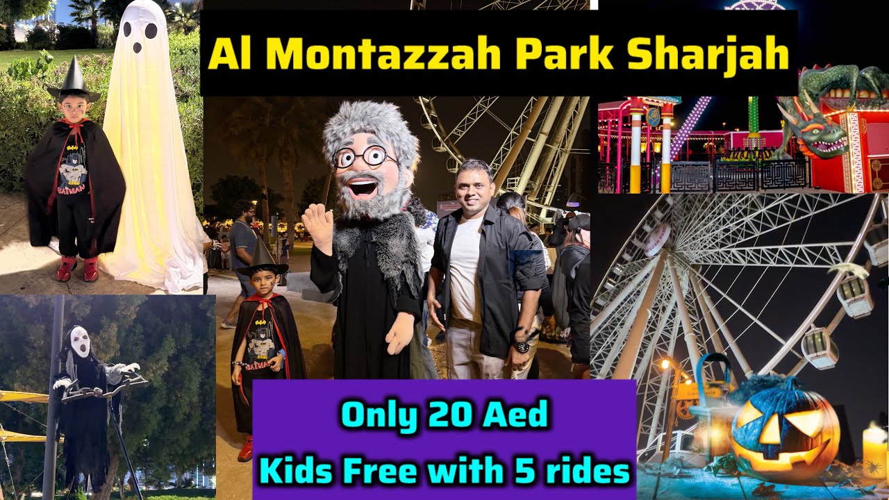 5 Rides Free for Halloween Costumes Festival | Al Montazzah Park Sharjah 2025