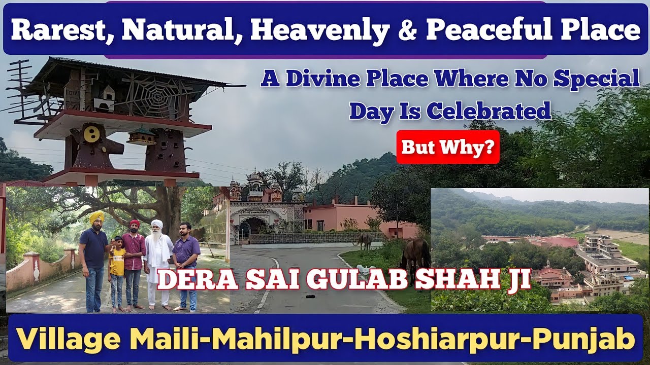 Rarest, Natural, Divine & Peaceful Place In Punjab | Near Maili Dam | Mahilpur | Hoshiarpur | India