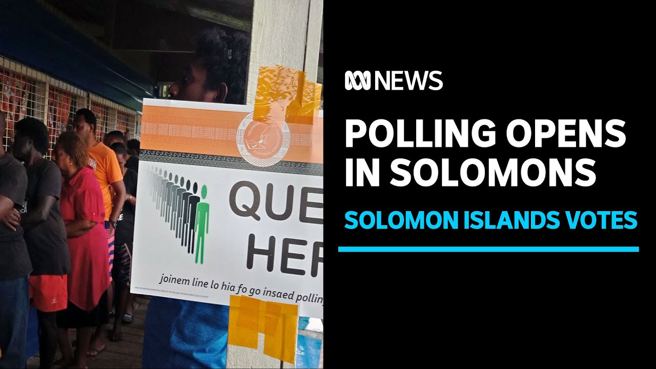 Voters turn out for election day in Solomon Islands | ABC News