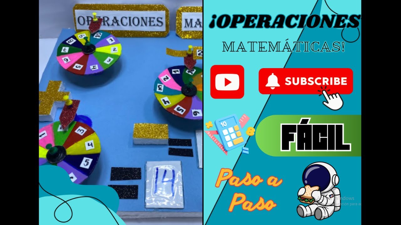 ¡MAQUETA DE OPERACIONES MATEMÁTICAS!