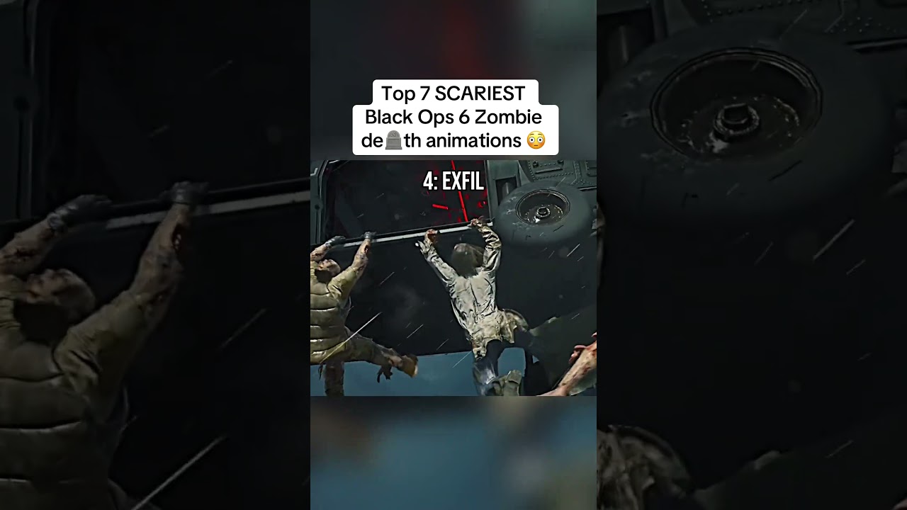BO6 Zombies Scariest D*ath Animations! #bo6zombies #bo6 #codzombies #shorts