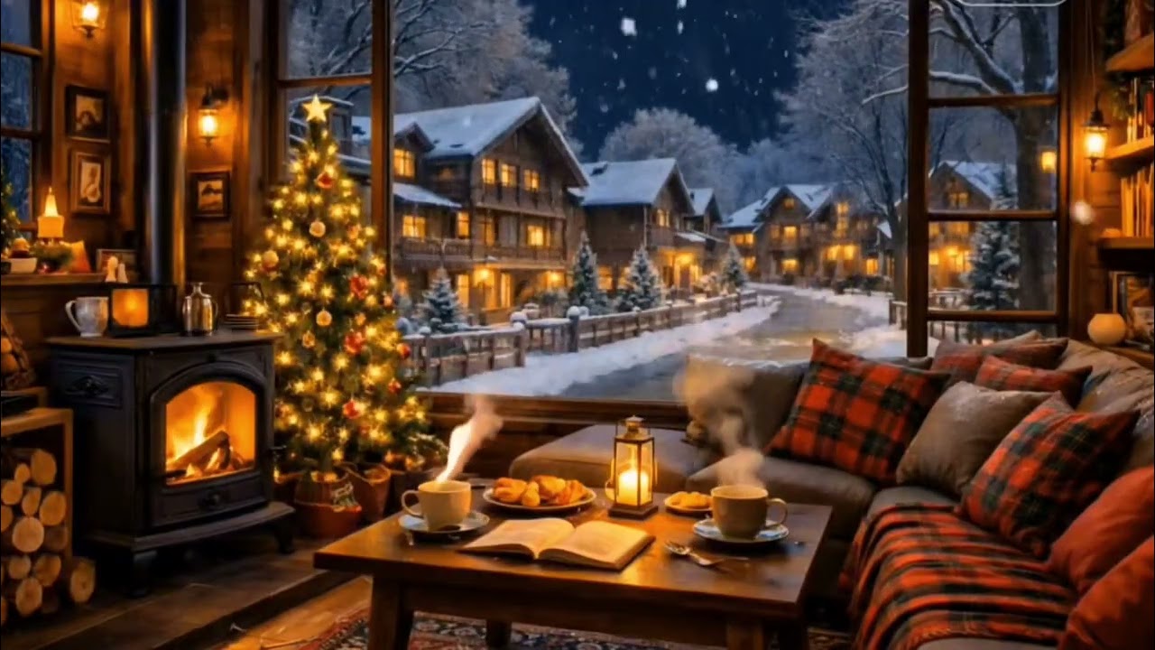 Relaxing Coffee Shop Jazz ❄️ Soft Piano & Saxophone for Focus and Productivity