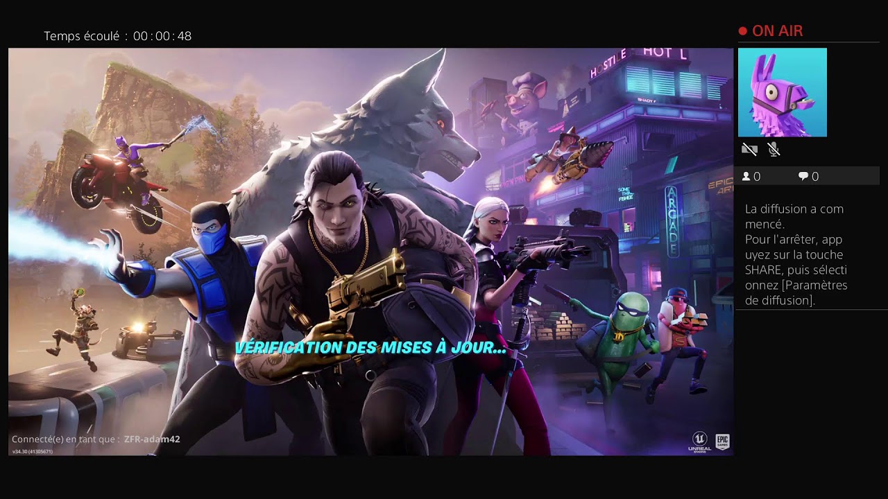 Diffusion PS4 en direct de ZFR-adam42