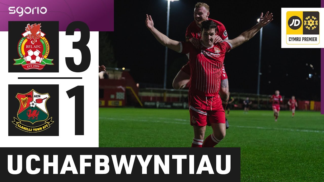 Uchafbwyntiau | Highlights: Llansawel 3-1 Llanelli | Cymru Premier JD