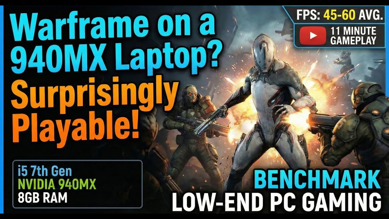 Warframe on a NVIDIA 940MX  – Is It Playable in 2026?
