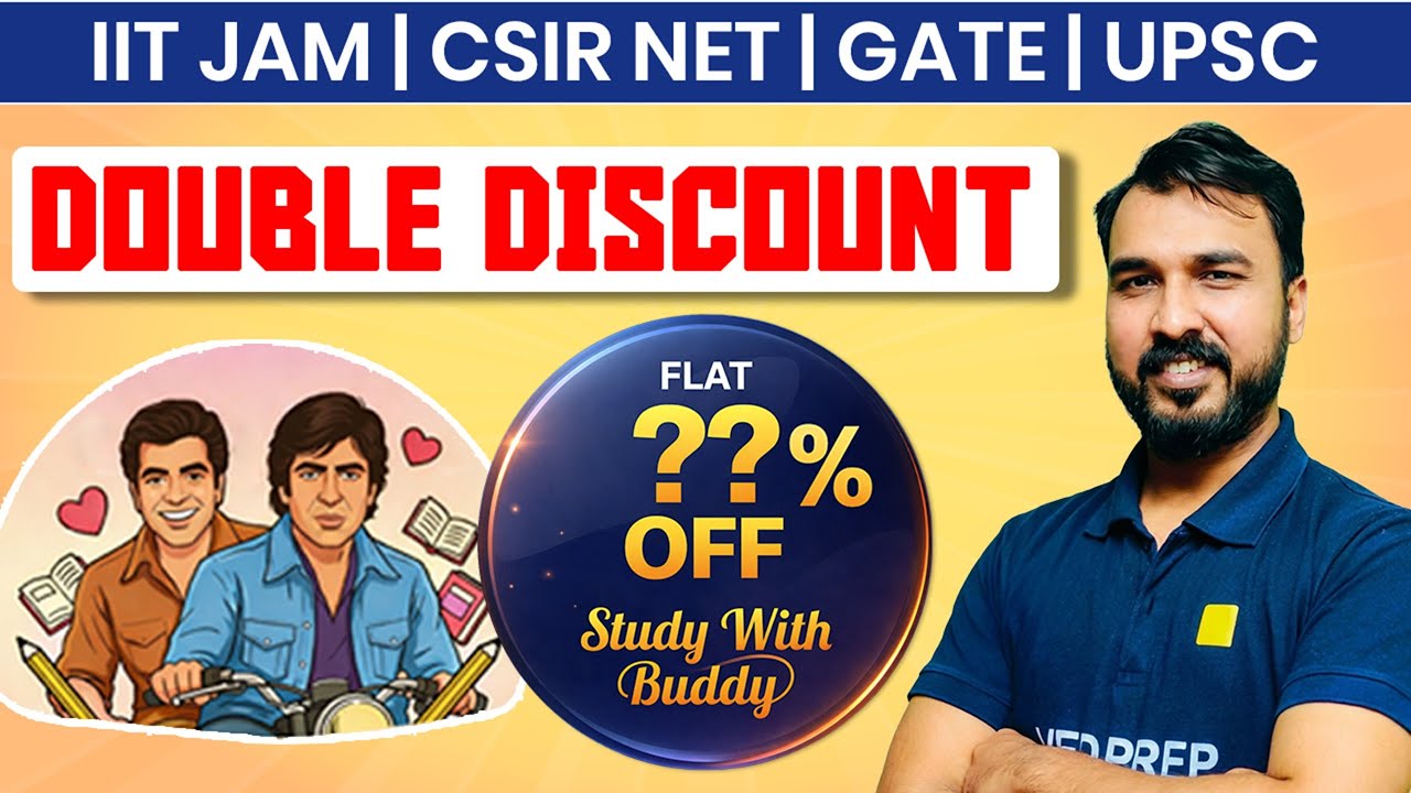 Study With Buddy Offer Grand Launch | 9 Feb, 10:30 PM | IIT JAM | CSIR NET | GATE | UPSC | VedPrep