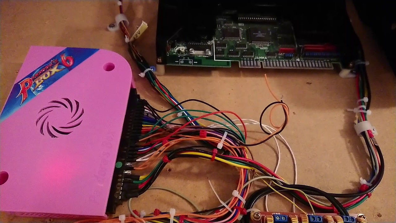 JAMMA Harness for Pandora's Box 6 and CRT Details