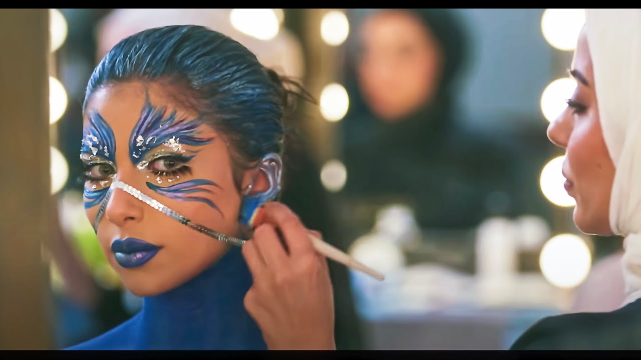 تحديات حنان الحلقه الخامسة / الارتستك لوك  hanan’s challenge artistic look