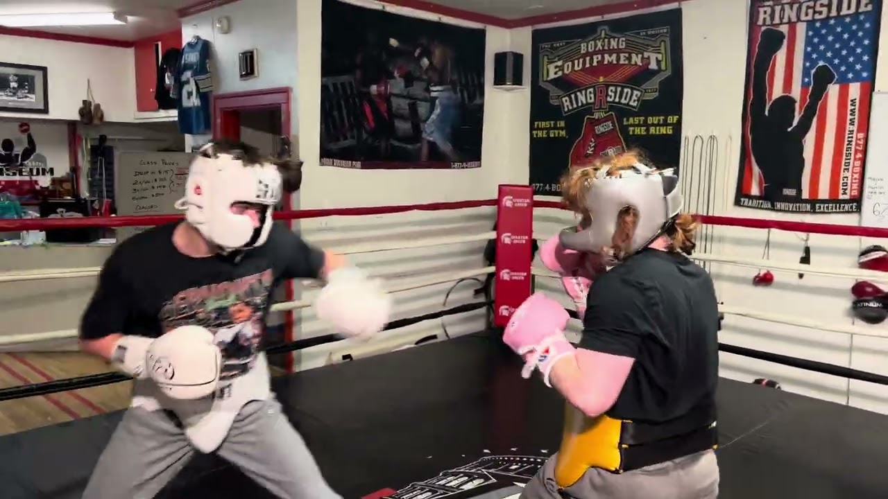 Coliseum boxing Aiden and Avery 