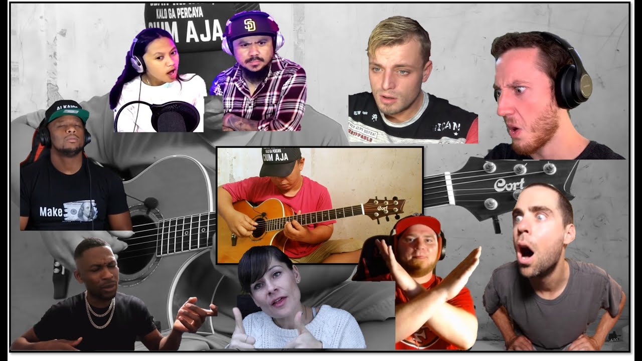 Alip Ba Ta  make world impress with harmonic sound - Kiss The Rain (Yiruma) - finger gitar cover