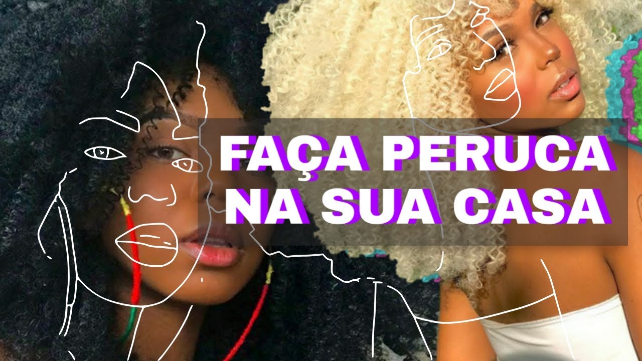 FAÇA SUA PERUCA EM CASA EM 2 MINUTOS 😍