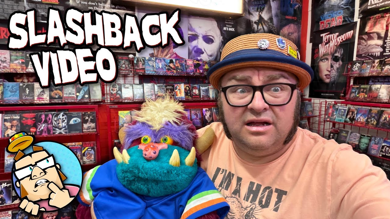 Slashback Video - Retro 1980s VHS Rental Store - Slasherland - La Brea Tar Pits - Los Angeles, CA