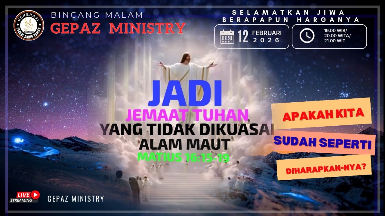 Jadi Jemaat Tuhan Yang Tidak Dikuasai Alam Maut | Ps dr Saut MS Dan Ev. Djokomarkus