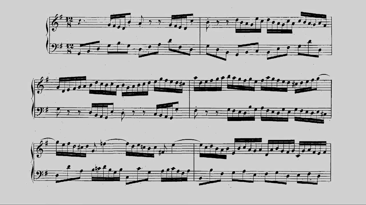 Bach - Vier Duettos BWV 802-805 (clavichord)