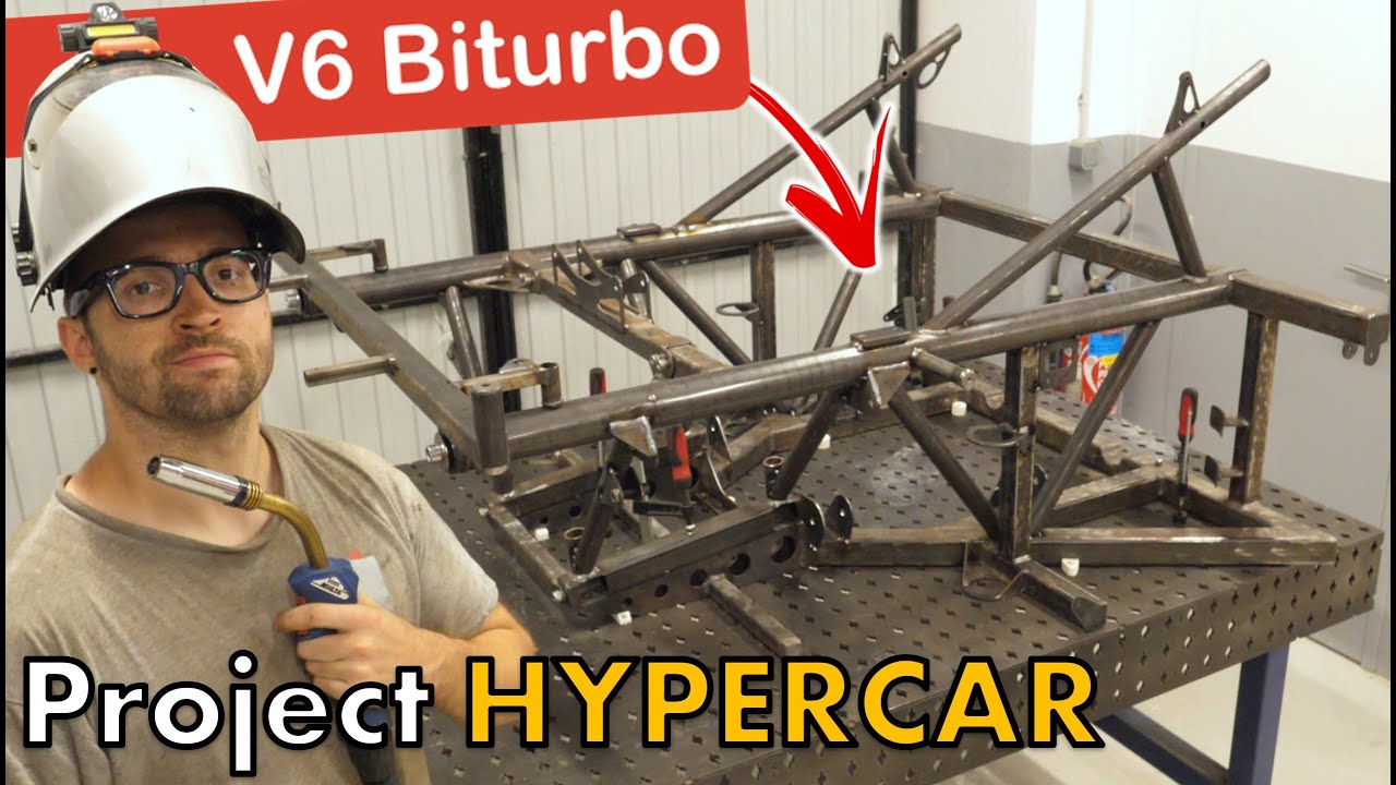 Je fabrique mon Hypercar ! Châssis moteur fusionné et terminé !