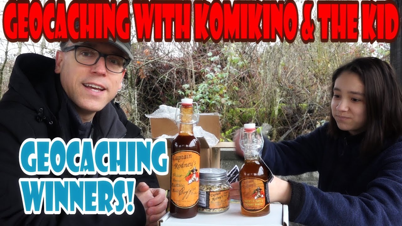 Geocaching with Komikino and the Kid: We're Geocaching Winners!