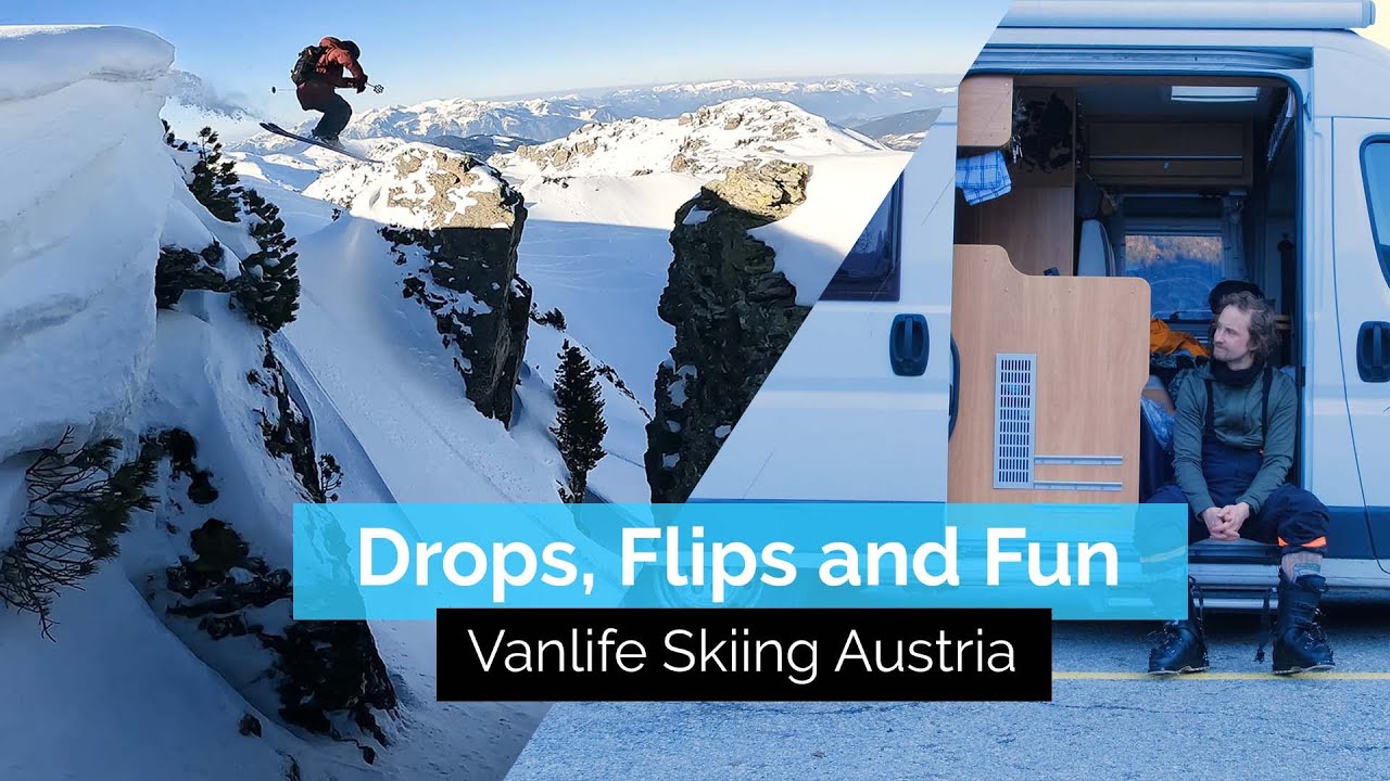 Drops, Flips & Fun Skiing in Kaltenbach | Vanlife Skiing Austria