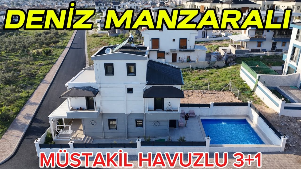KAPANMAZ DENİZ MANZARALI MÜSTAKİL HAVUZLU 3+1 VİLLA | No:502