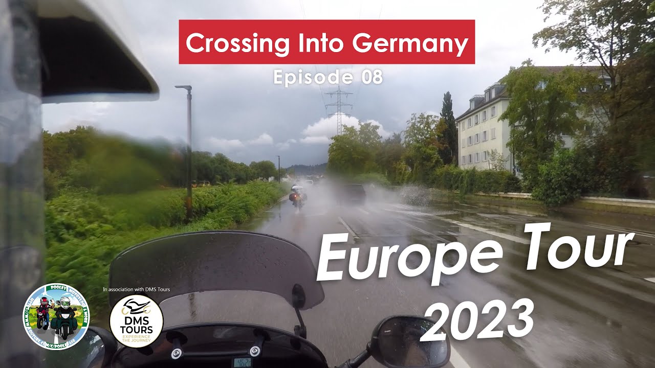 Crossing Into Germany - Europe Motorcycle Tour 2023 EP08