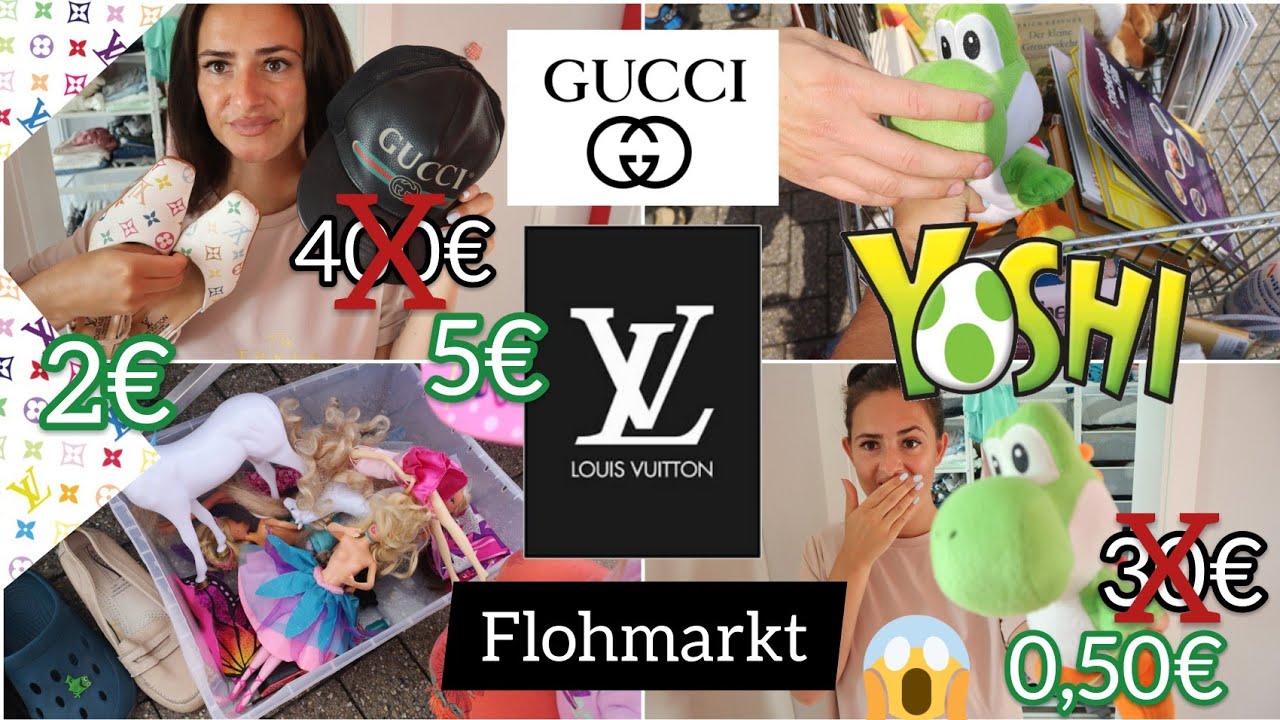 Live FLOHMARKT Haul | Zu KRASS 😲 Gucci, Yoshi usw | Marytuga