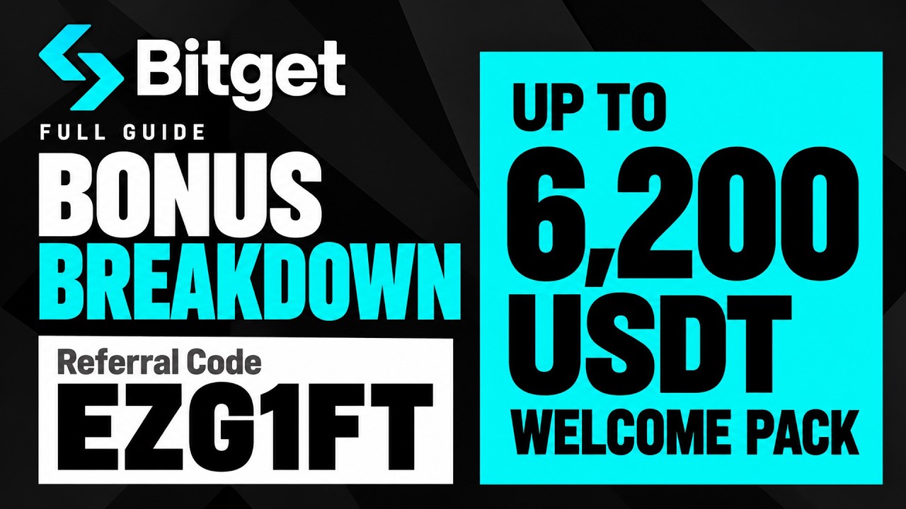 Bitget Referral Code EZG1FT &mdash; Up to 6,200 USDT WELCOME PACK EXPLAINED