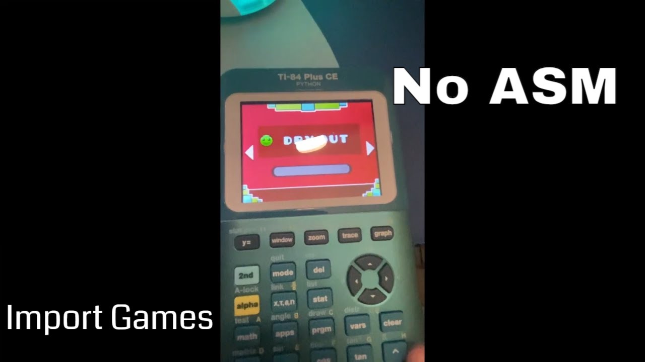 Playing Games On A School Calculator! (Easy)