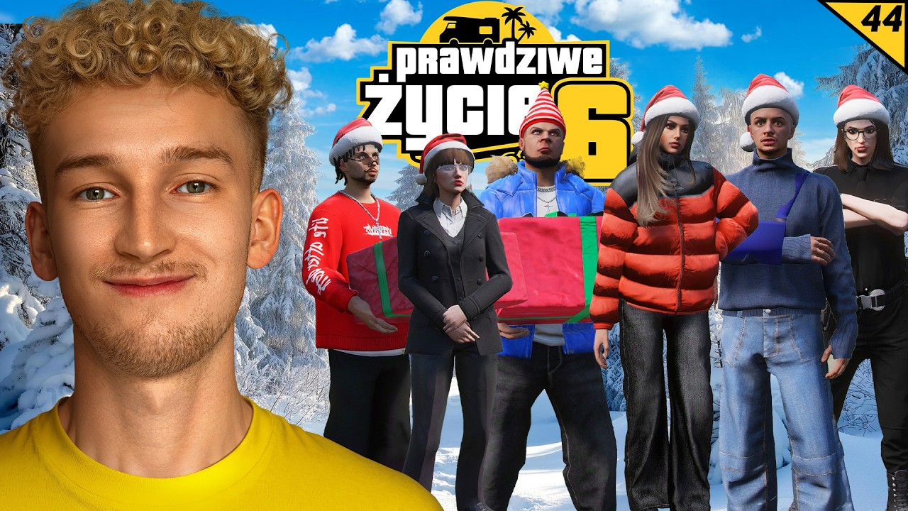 GTA V PRAWDZIWE ŻYCIE #44 MIKOŁAJKI w LOS SANTOS! 🎅🏻 [S6]