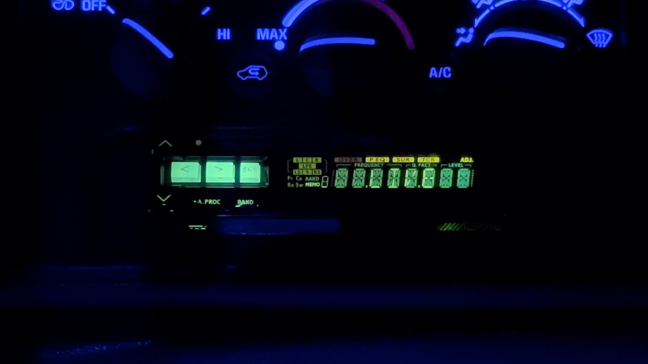 ALPINE PXA-H510 DSP - SOUND FIELD EFFECTS DEMO