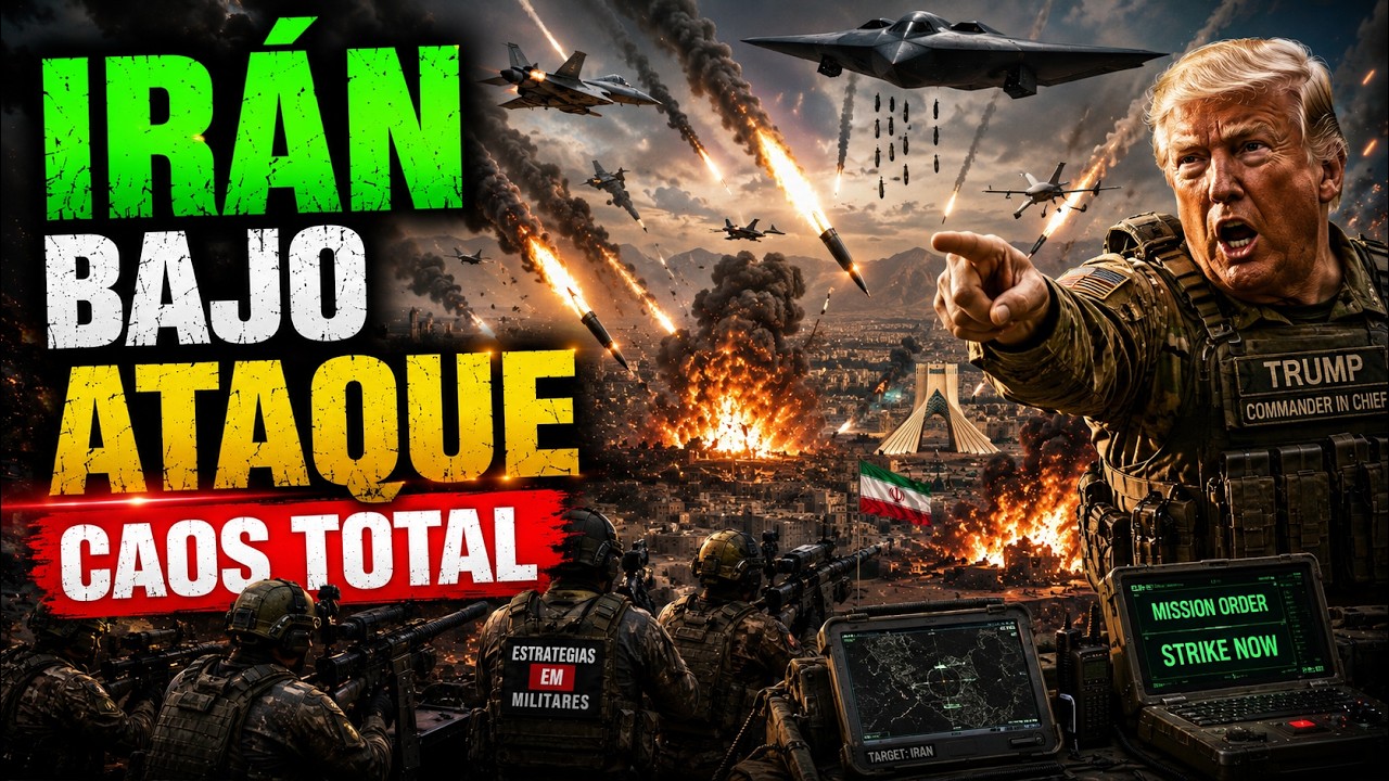 🚨 NOTICIAS IR&Aacute;N BAJO ATAQUE DEFENSAS ANTI A&Eacute;REAS EN TEHER&Aacute;N &iquest;TRUMP?