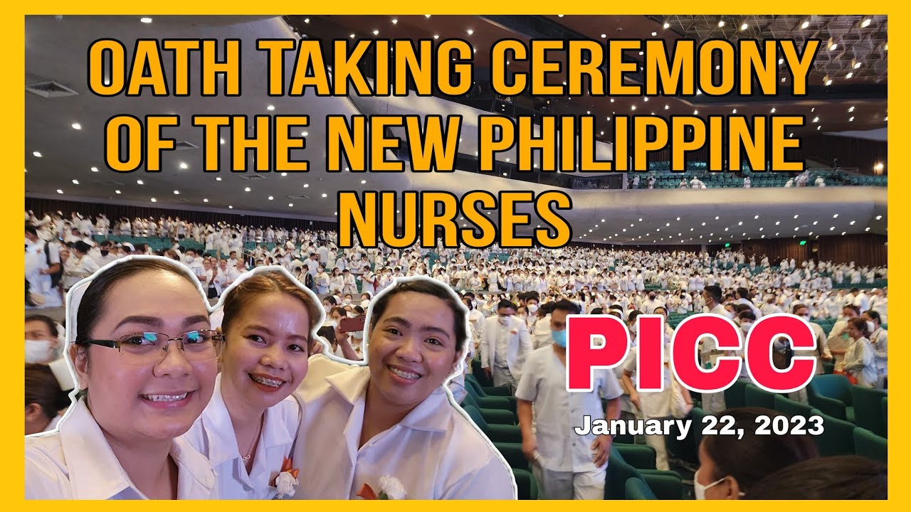 Oath Taking Ceremony of New Philippine Nurses | PICC | November 2022 passers | 01-22-23