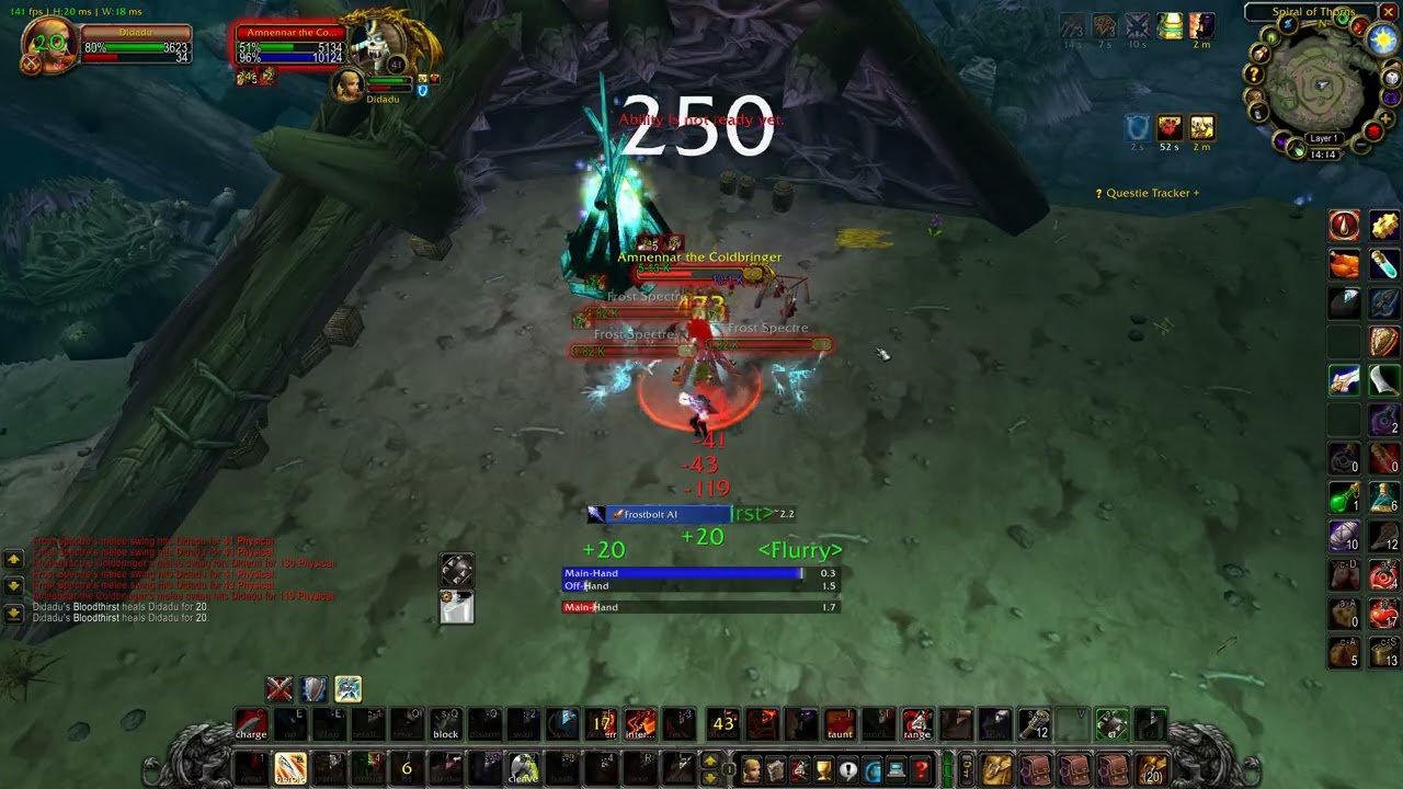 Coldrage Dagger Farm [SOLO][Warrior][Bad Gear][WoW Classic]