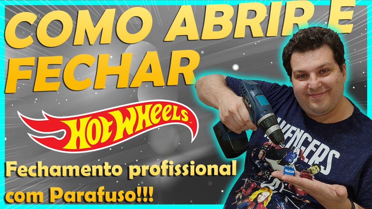 Como ABRIR e FECHAR seus Hot wheels com PARAFUSO!!! - Customização