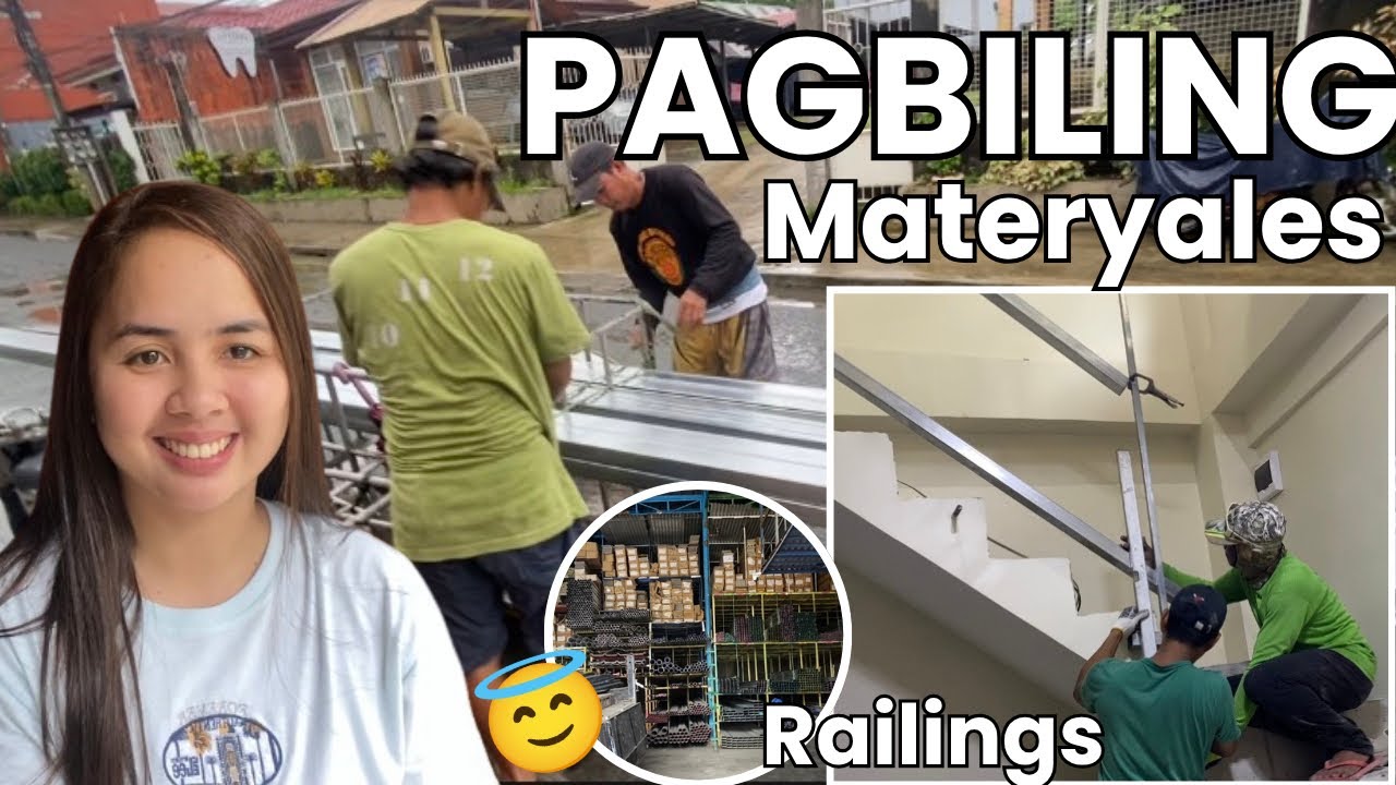 PAGBILI NG MATERYALES SA BAYAN | SINISIMULAN NG GAWIN ANG RAILINGS NG AMING HAGDANAN