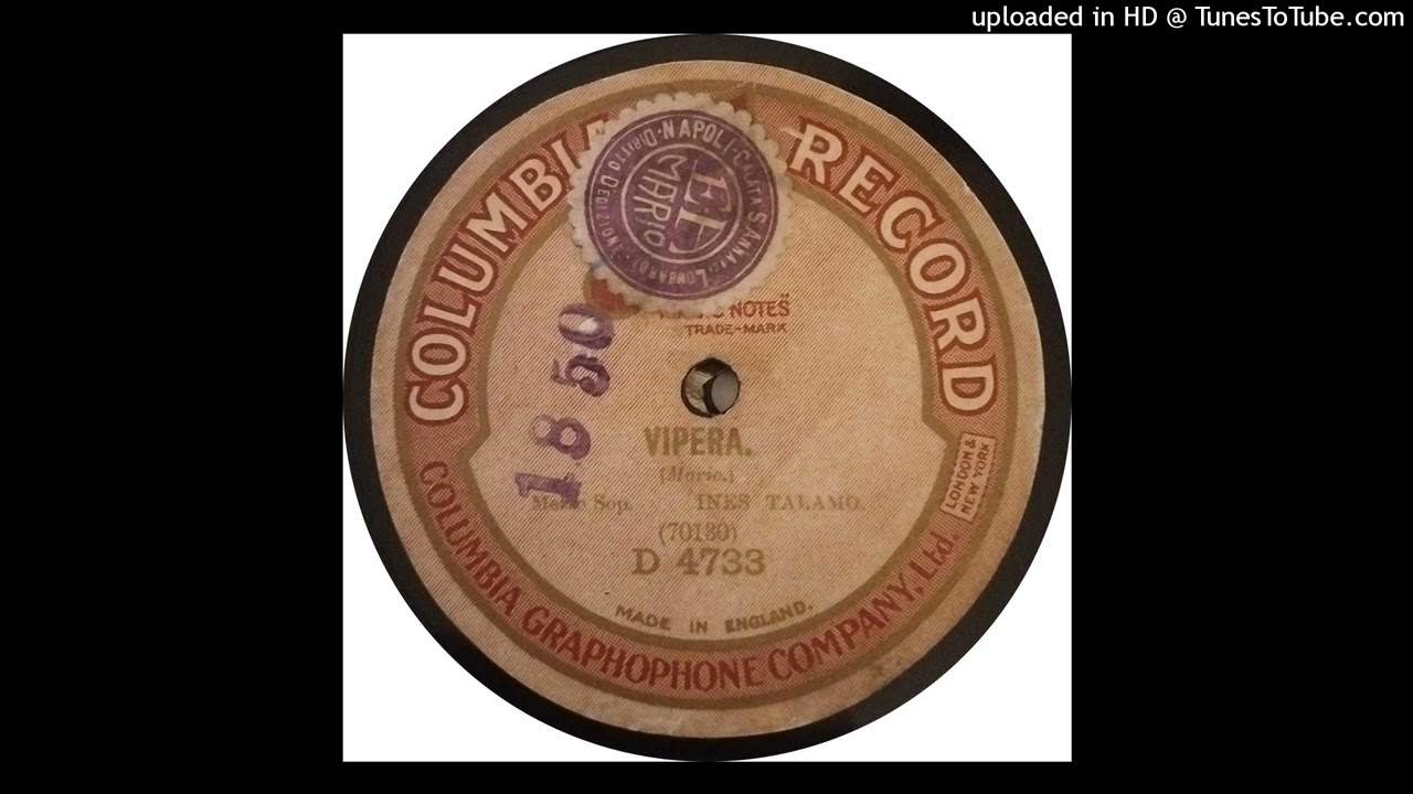 Ines Talamo - Vipera (E. A. Mario) - 1920
