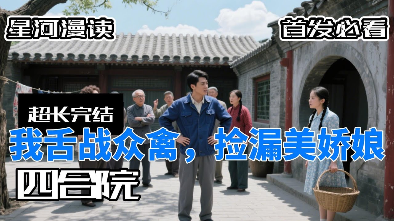 ✨全13H✨《四合院：我舌战众禽，捡漏美娇娘》【精品完结】行，既然如此，那别怪我毒舌！于是，他也开启了舌战模式，怼得这群 禽兽 哑口无言！#爽文 #一口气看完 #有声书 #种田文 #都市种田
