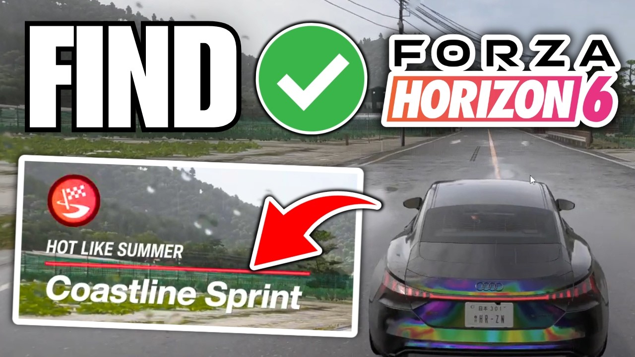 Как найти гонку Coastline Sprint в Forza Horizon 6